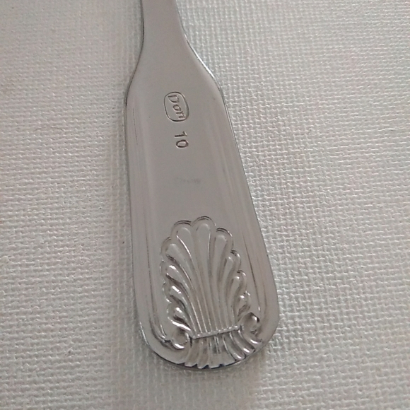 5 Teaspoons Shell Pattern Glossy Flatware - Picture 8 of 8
